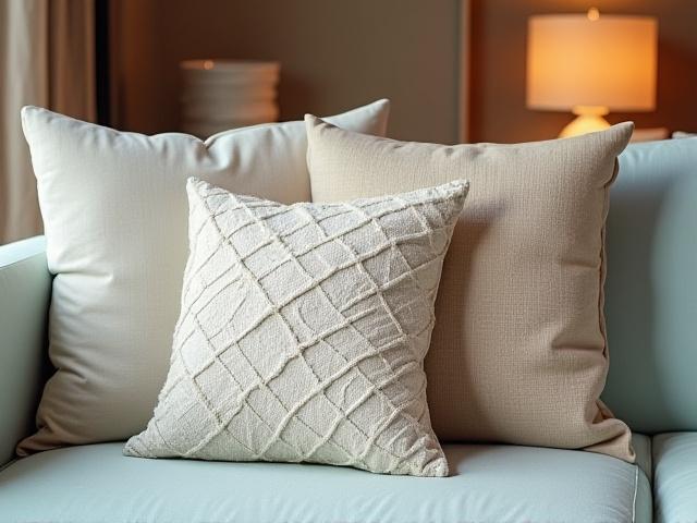 Décoration textile moderne et élégante